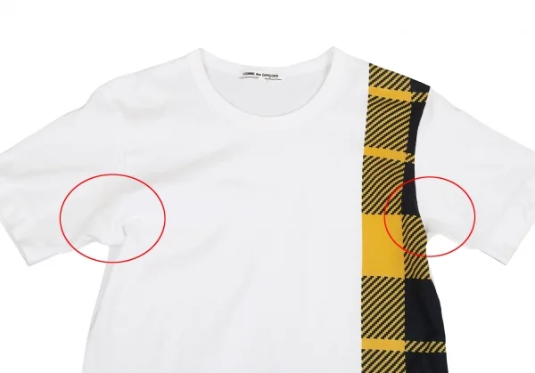 COMME des GARCONS Check Printed T Shirt K-130273_002
