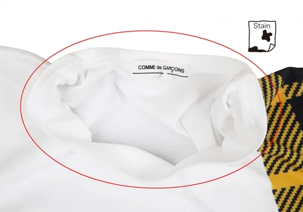COMME des GARCONS Check Printed T Shirt K-130273_006
