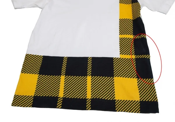 COMME des GARCONS Check Printed T Shirt K-130273_009