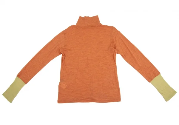 Y's Wool Docking Sleeve Turtleneck T Shirt K-130385_010