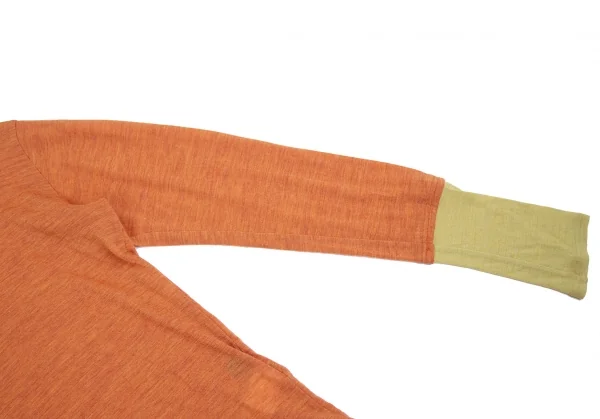 Y's Wool Docking Sleeve Turtleneck T Shirt K-130385_005