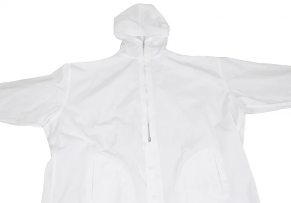Y's Cotton Broad Message Print Hooded Coat K-130388_003