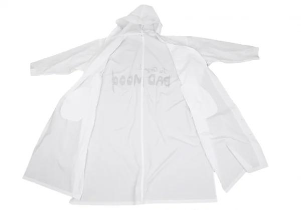 Y's Cotton Broad Message Print Hooded Coat K-130388_011