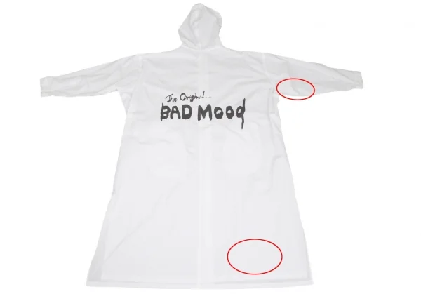 Y's Cotton Broad Message Print Hooded Coat K-130388_012