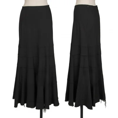 JUNYA WATANABE COMME des GARCONS Poly Docking Cut-off Flared Skirt