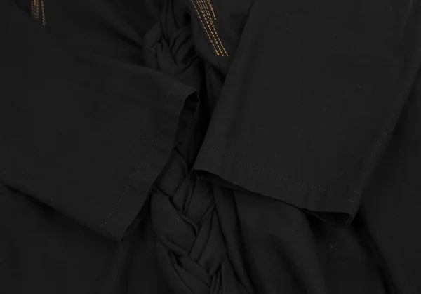 Yohji Yamamoto FEMME Braid Decoration Cotton Dress K-130422_007