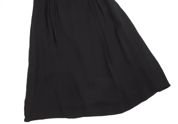 アルマーニ コレッツォーニ ARMANI COLLEZIONI スパンコールシルクノースリーブワンピース 黒38 K-130448_010