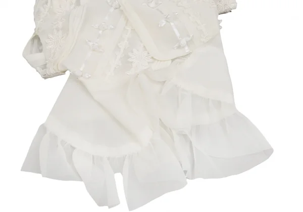 COMME des GARCONS See-Through Ribbon Tape Asymmetry Jacket K-130459_012