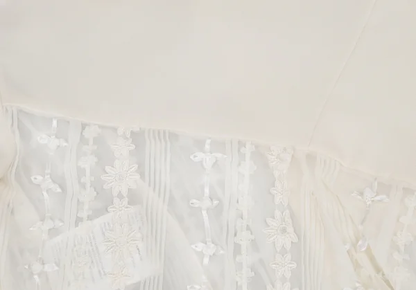 COMME des GARCONS See-Through Ribbon Tape Asymmetry Jacket K-130459_015