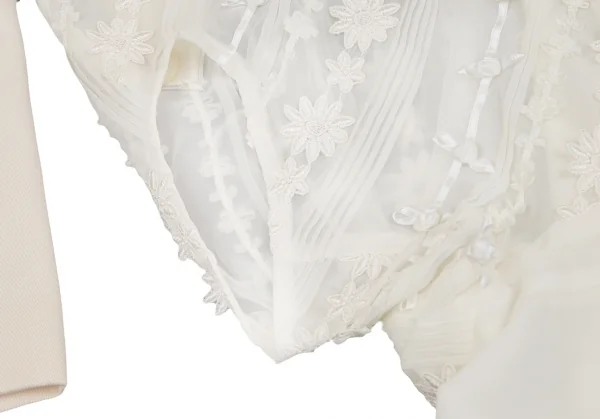 COMME des GARCONS See-Through Ribbon Tape Asymmetry Jacket K-130459_016