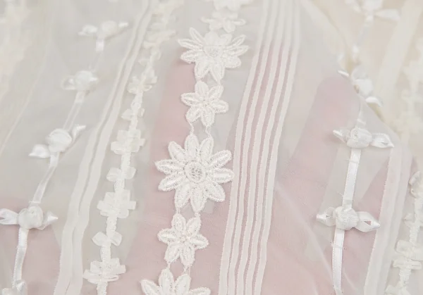 COMME des GARCONS See-Through Ribbon Tape Asymmetry Jacket K-130459_017