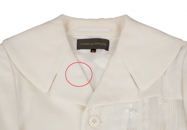 COMME des GARCONS See-Through Ribbon Tape Asymmetry Jacket K-130459_004