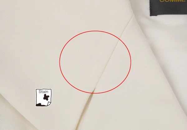 COMME des GARCONS See-Through Ribbon Tape Asymmetry Jacket K-130459_005