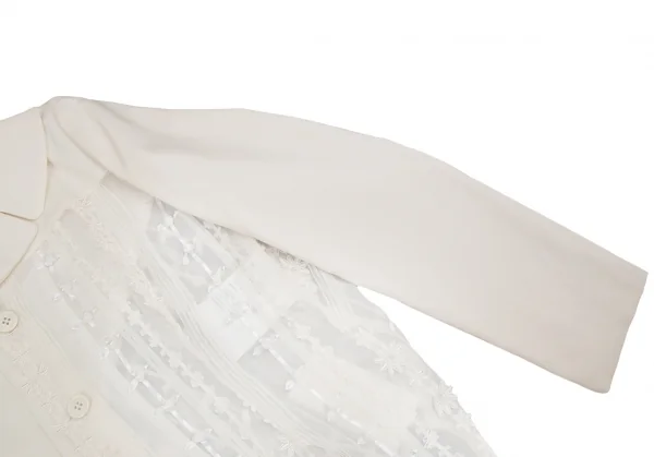 COMME des GARCONS See-Through Ribbon Tape Asymmetry Jacket K-130459_008