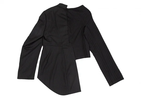 COMME des GARCONS Striped Asymmetry Pullover Jacket K-130461_010