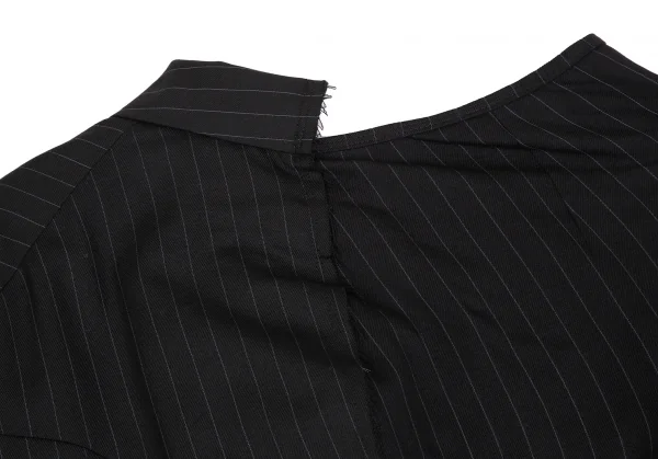 COMME des GARCONS Striped Asymmetry Pullover Jacket K-130461_011