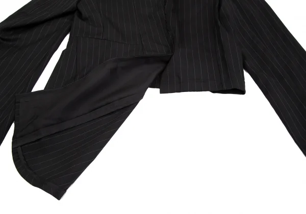 COMME des GARCONS Striped Asymmetry Pullover Jacket K-130461_012