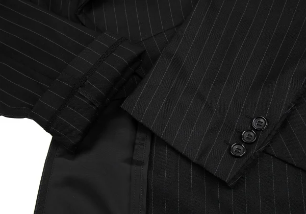 COMME des GARCONS Striped Asymmetry Pullover Jacket K-130461_007