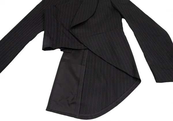 COMME des GARCONS Striped Asymmetry Pullover Jacket K-130461_008