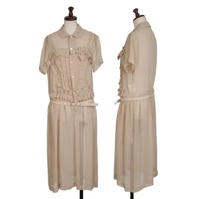 COMME des GARCONS See-Through Frills Dress