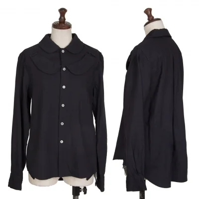 COMME des GARCONS Shirt Docking Design Round Collar Shirt