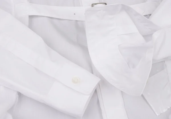 COMME des GARCONS Cutting Belted Long Sleeve Shirt K-130464_006