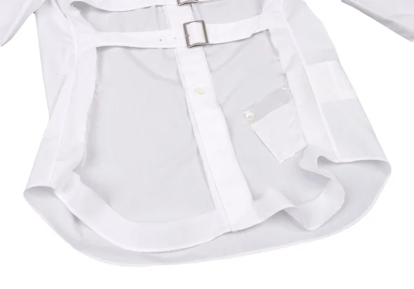 COMME des GARCONS Cutting Belted Long Sleeve Shirt K-130464_007