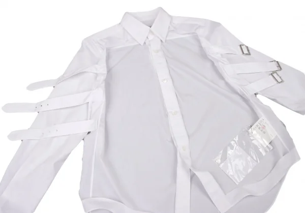 COMME des GARCONS Cutting Belted Long Sleeve Shirt K-130464_009