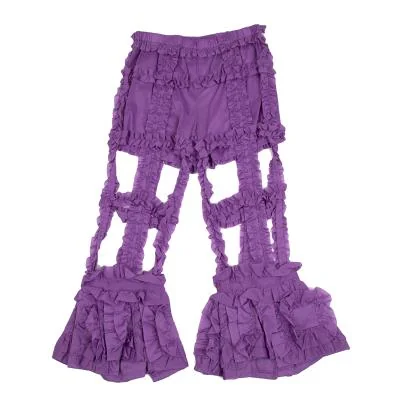 COMME des GARCONS Cotton Poly Frills Tape Pants