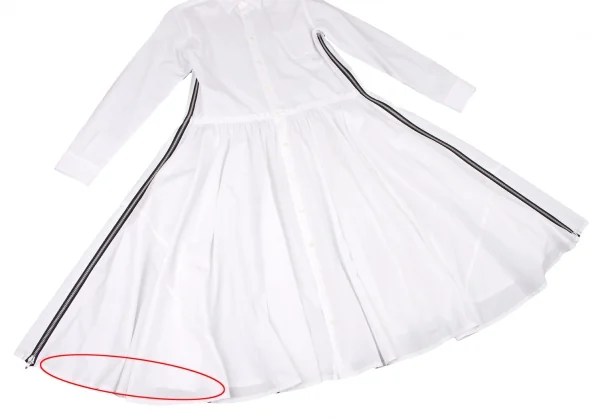 tao COMME des GARCONS Side Zipper Shirt Dress K-130481_009