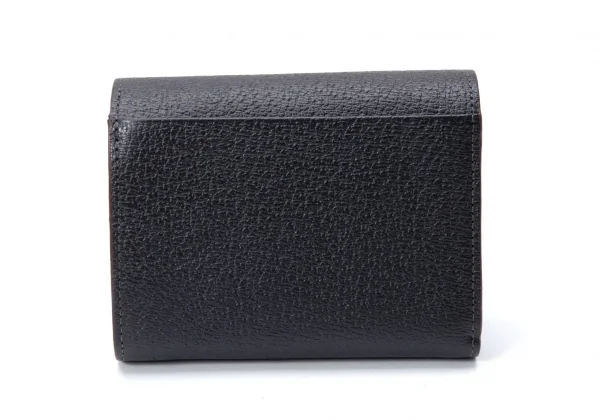 ヴィヴィアンウエストウッドVivienne Westwood EXECUTIVE オーブレザー二つ折り財布 黒 K-130483_003