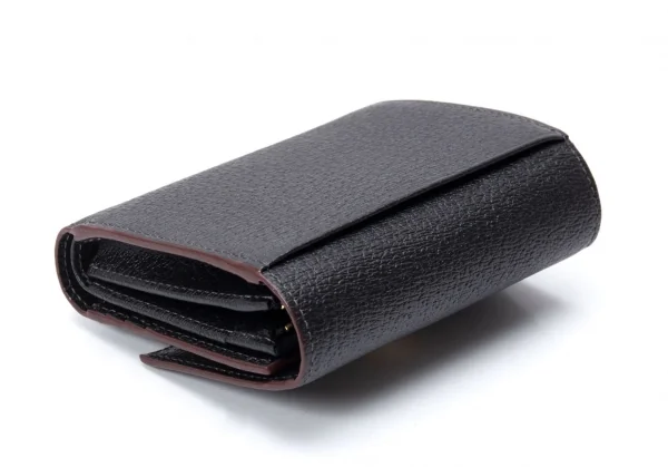 ヴィヴィアンウエストウッドVivienne Westwood EXECUTIVE オーブレザー二つ折り財布 黒 K-130483_005