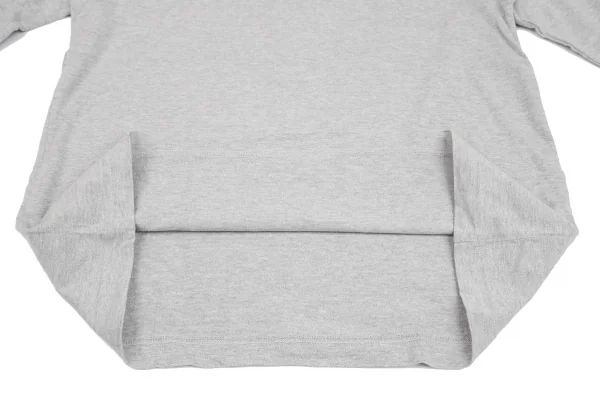 ファイナルホームFINAL HOME コットンホールスリーブ切替ロゴカットソー グレー3 K-130487_011