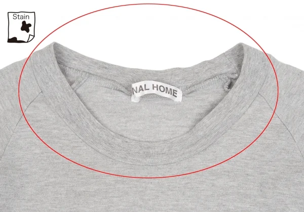 ファイナルホームFINAL HOME コットンホールスリーブ切替ロゴカットソー グレー3 K-130487_003