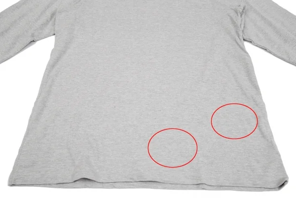 ファイナルホームFINAL HOME コットンホールスリーブ切替ロゴカットソー グレー3 K-130487_008