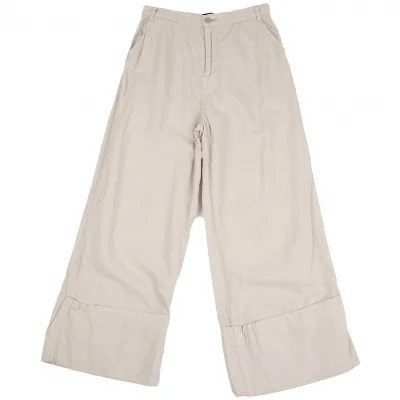 zucca Hem Roll-up Design Pants