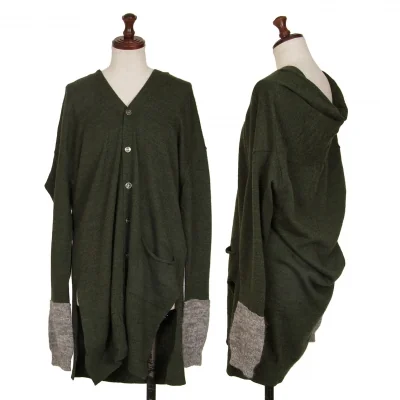 zucca Mohair Blended Switching Cardigan