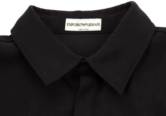 EMPORIO ARMANI brushed dot button shirt P-2051_002