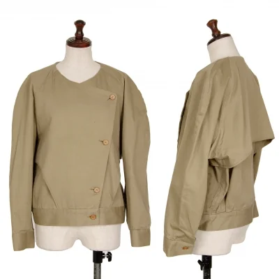 ISSEY MIYAKE No Collar Raglan Jacket