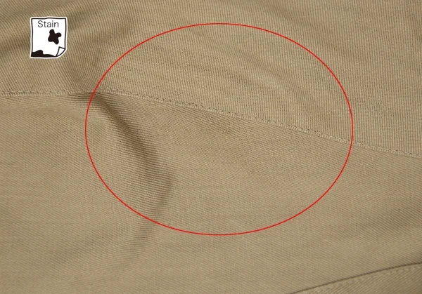 イッセイミヤケISSEY MIYAKE ノーカラーラグランスリーブジャケット ベージュM位 K-130560_016