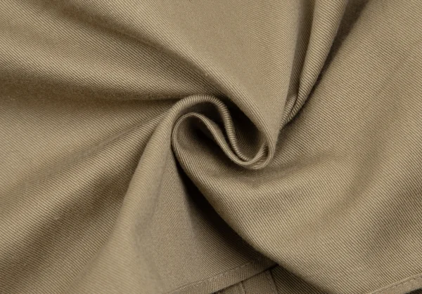 イッセイミヤケISSEY MIYAKE ノーカラーラグランスリーブジャケット ベージュM位 K-130560_019