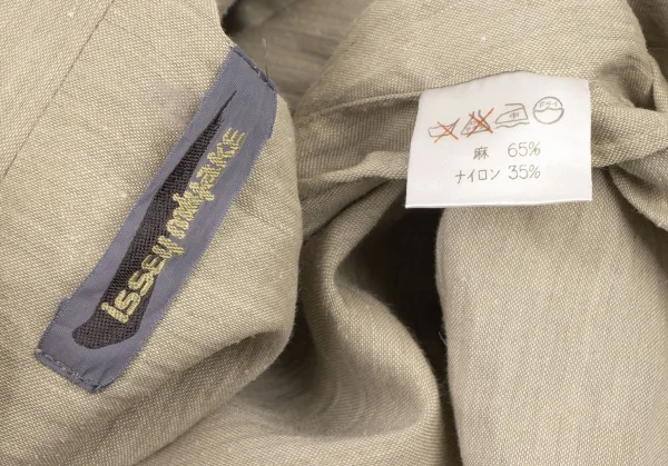 ISSEY MIYAKE Metal Button Design Linen Jacket K-130564_020