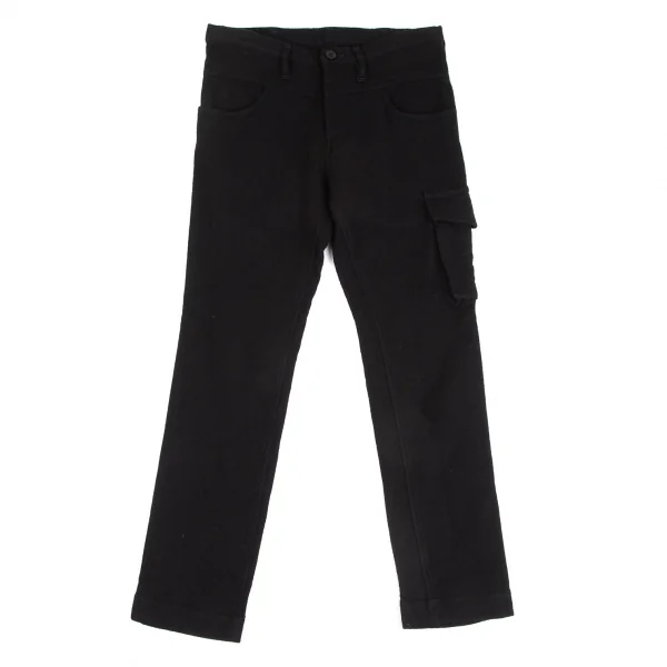 Y's Wool Cargo Pants Black 1 K-130596_001