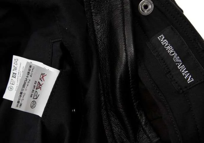 エンポリオ アルマーニEMPORIO ARMANI ウエストレザー切替