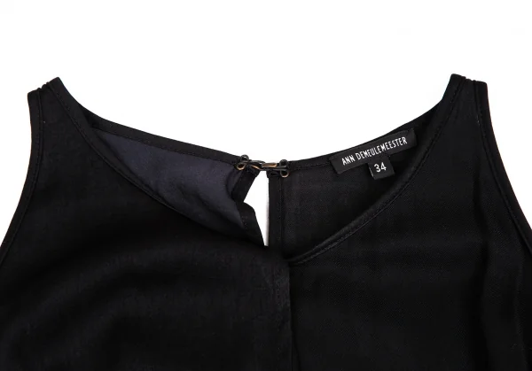 ANN DEMEULEMEESTER Sleeveless Wrap Dress K-130643_006