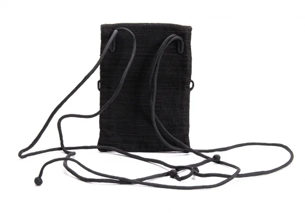 イッセイミヤケハートタマシャISSEY MIYAKE HaaT TaMaSHa フラップショルダーポーチ 黒 K-130653_003