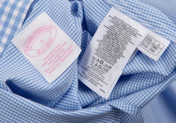 Brooks Brothers Check Short Sleeve Shirt K-130655_015