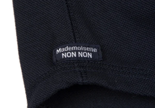 Mademoiselle NON NON Logo Embroidery Polo Shirt K-130658_011