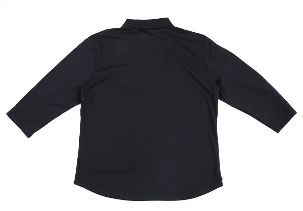 Mademoiselle NON NON Logo Embroidery Polo Shirt K-130658_013