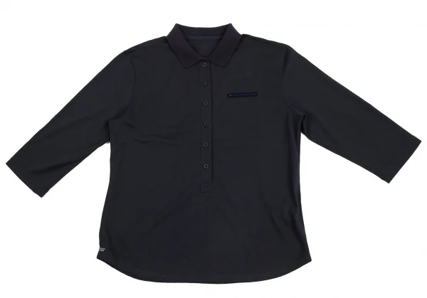 Mademoiselle NON NON Logo Embroidery Polo Shirt K-130658_002